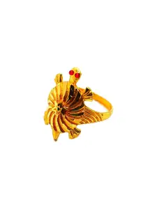 Dynamic Retail Global Men Yellow Ring