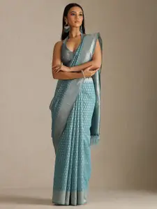 Soch Floral Woven Design Saree With Unstitched Blouse Piece