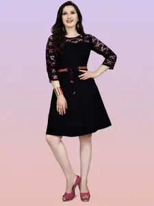 Dream Beauty Fashion Women Crepe Fit & Flare Dress