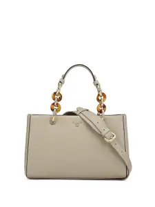 Da Milano Leather Structured Satchel