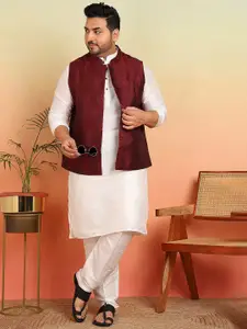 Sztori Woven Design Nehru Jacket