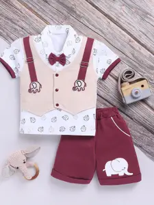 Toonyport Boys Pure Cotton T-shirt With Shorts