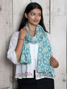 Contrast Living Women Printed Cotton Scarf