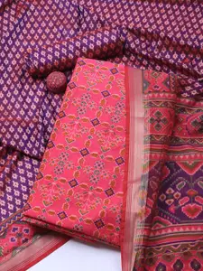 Meena Bazaar Woven Design  Unstitched Dress Material