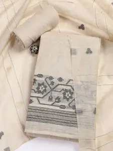 Meena Bazaar Woven Design Unstitched Dress Material