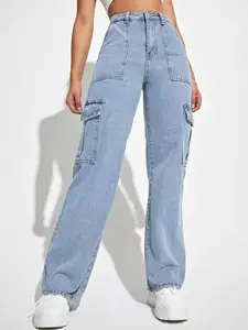 Kotty Women Wide Leg High-Rise Stretchable Jeans