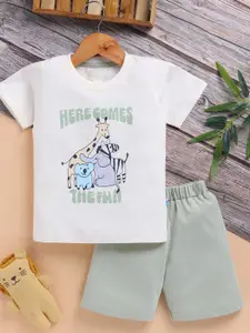 Toonyport Boys Pure Cotton T-shirt With Shorts