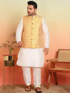 Sztori Woven Design Nehru Jacket