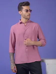 Crimsoune Club Men Classic Slim Fit Casual Shirt