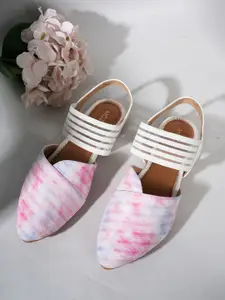 MOZAFIA Women Printed Round Toe Fashion Flats