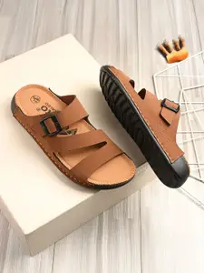 Vellinto Men Casual Synthetic Leather Comfort Sandals