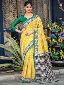 Saree mall Bagh Printed Bagru Sarees