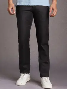 Louis Philippe Sport Men Mid-Rise Slim Fit Trousers