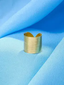 DressBerry Gold Plated Adjustable Finger Ring