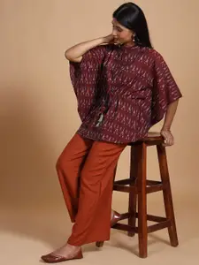 Taavi Women Ikat Pure Cotton Kurti