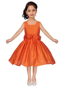 Shahina Fashion Girls Corsage Detail Fit and Flare Dresses