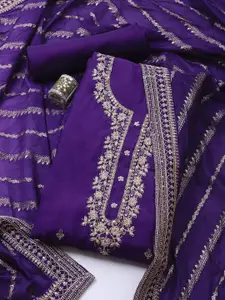 Meena Bazaar Embroidered Unstitched Dress Material