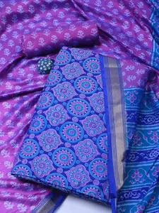 Meena Bazaar Bandhani Printed Unstitched Dress Material