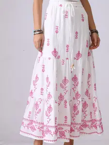 StyleCast Women Floral Ethnic Maxi Skirt