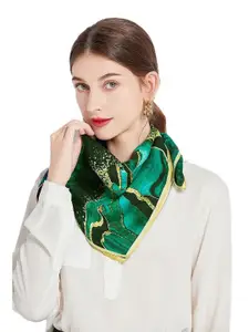 Alexvyan Women Printed Satin Scarf