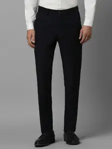 Louis Philippe Men Solid Slim Fit Mid-Rise Casual Formal Trouser