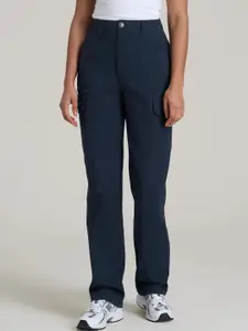 Chemistry Women Regular Fit High-Rise Cargo Styles Jeans