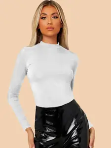 Dream Beauty Fashion Women High Neck Regular Fitted Top