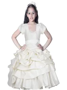 Shahina Fashion Girls Satin Party Dress