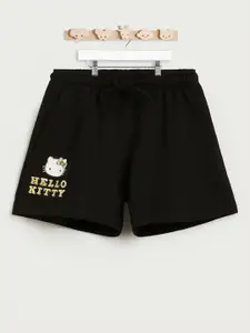 Juniors by Babyshop Girls Hello Kitty Regular Fit Mid-Rise Cotton Shorts
