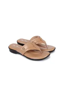 BIG BIRD FOOTWEAR Women Slip-On T-Strap Flats