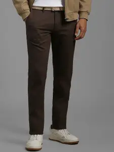Louis Philippe Sport Men Mid-Rise Slim Fit Trousers