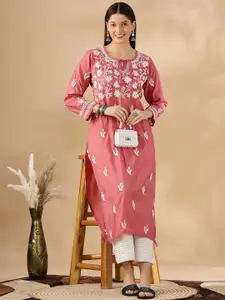 Club Loom Women Ethnic Motifs Printed Festive A-Line Kurta