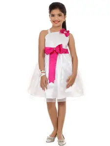 Shahina Fashion Girls Satin Party Dress