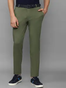 Louis Philippe Sport Men Textured Slim Fit Mid-Rise Chinos