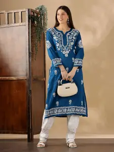 Club Loom Women Ethnic Motifs Printed Festive A-Line Kurta