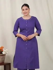 Aramya Round Neck A Line Kurta