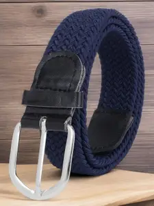 Provogue Men Textured Canvas Formal Belt