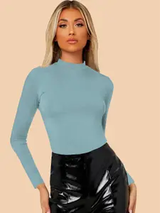 Dream Beauty Fashion Women High Neck Regular Fitted Top