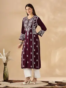 Club Loom Women Ethnic Motifs Printed Festive A-Line Kurta