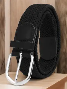 Provogue Men Textured Canvas Formal Belt