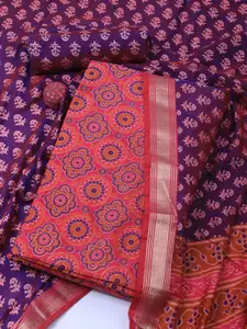 Meena Bazaar Woven Design Unstitched Dress Material