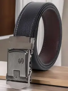 Provogue Men Textured Reversible Formal Belt