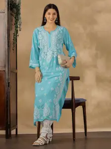 Club Loom Women Ethnic Motifs Printed Festive A-Line Kurta