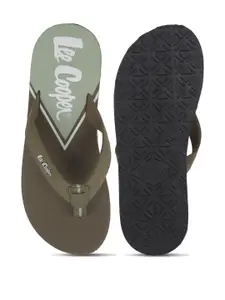Lee Cooper Men Olive Flip Flops