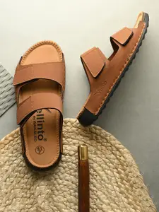 Vellinto Men TPR Velcro Strap Slide Comfort Sandals