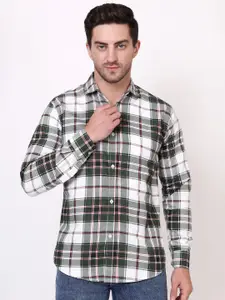 QUMASH FASHION Men Regular Fit Windowpane Checked Casual Shirt