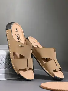 Vellinto Men Printed Slip On Comfort Sandals