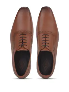 Lee Cooper Men Tan Formal Shoes