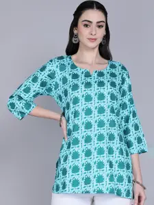 Tviksha Fashion Floral Printed Pure Cotton Kurti