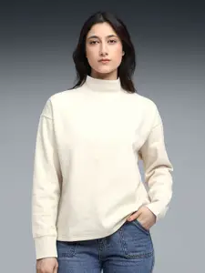 Puma Her Relaxed Women High Neck Long Sleeves Sweatshirt